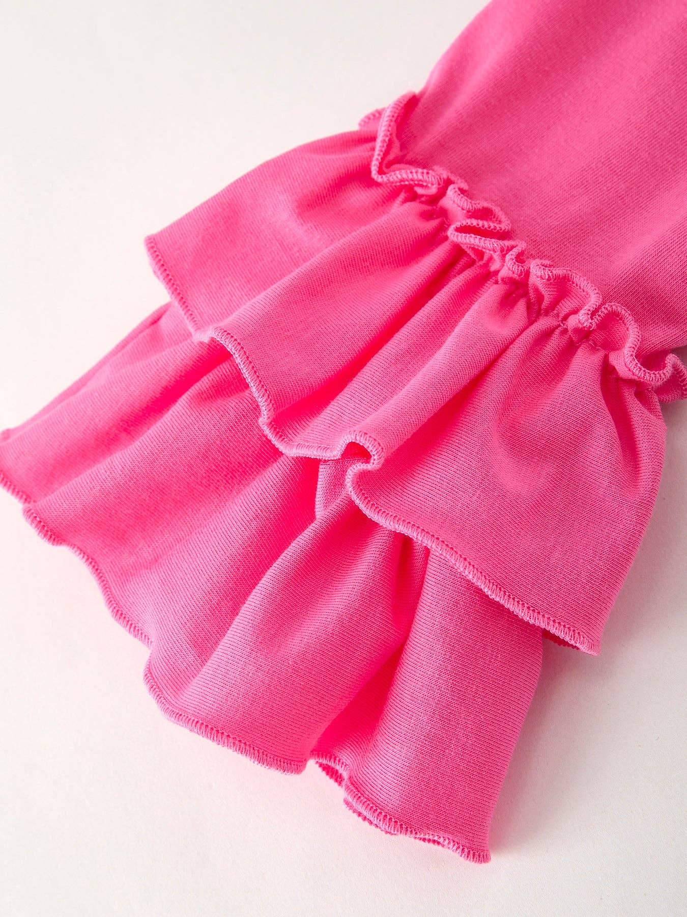 Fall Pumpkin Embroidered Ruffled Pink Leggings Girls Set (cuties)