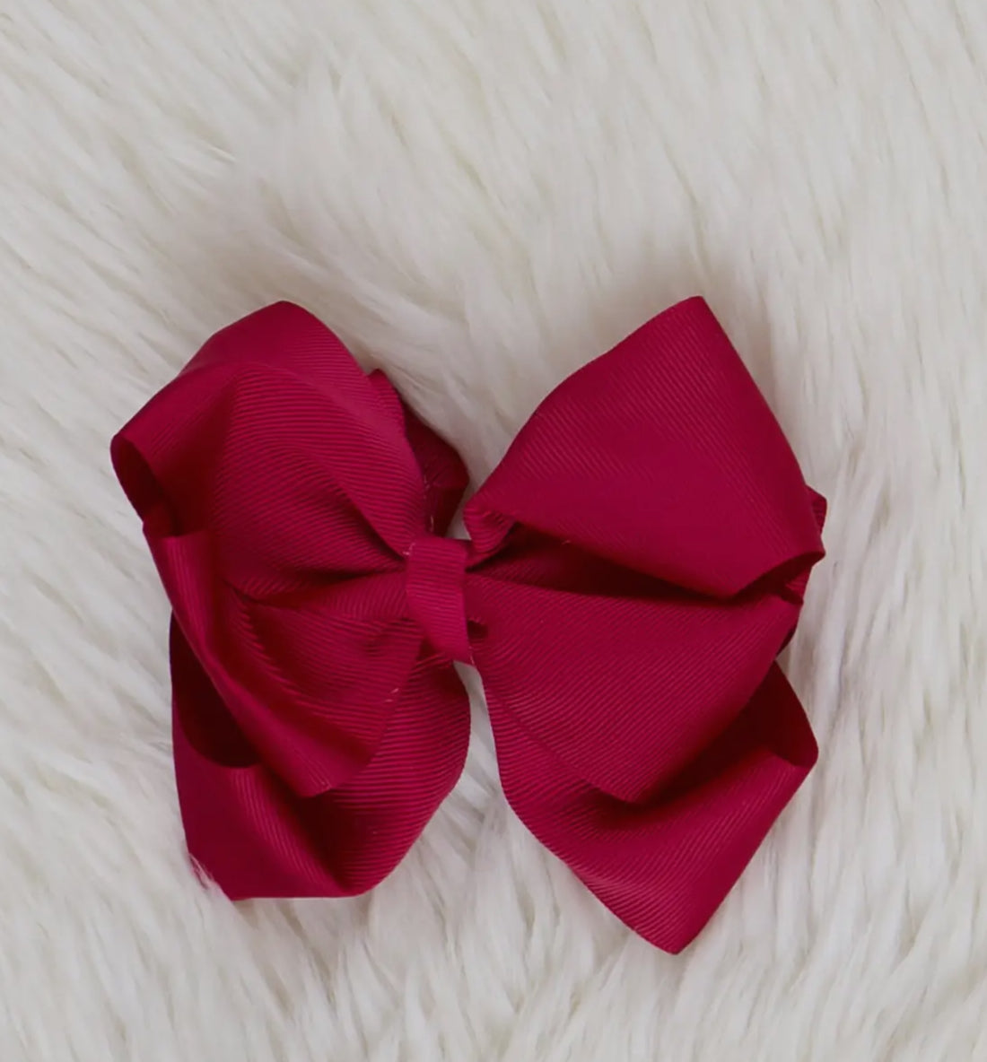 Solid 5in Double Layer Hair Bow