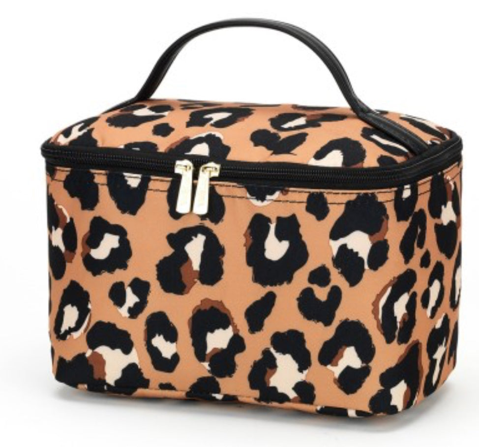 Leopard Cosmetic Bag