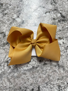 Solid Hair Bow 4in