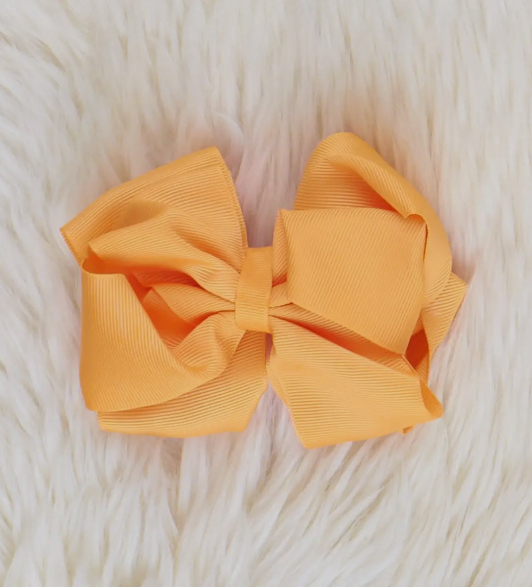 Solid 5in Double Layer Hair Bow