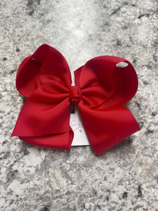 Solid Hair Bow 4in
