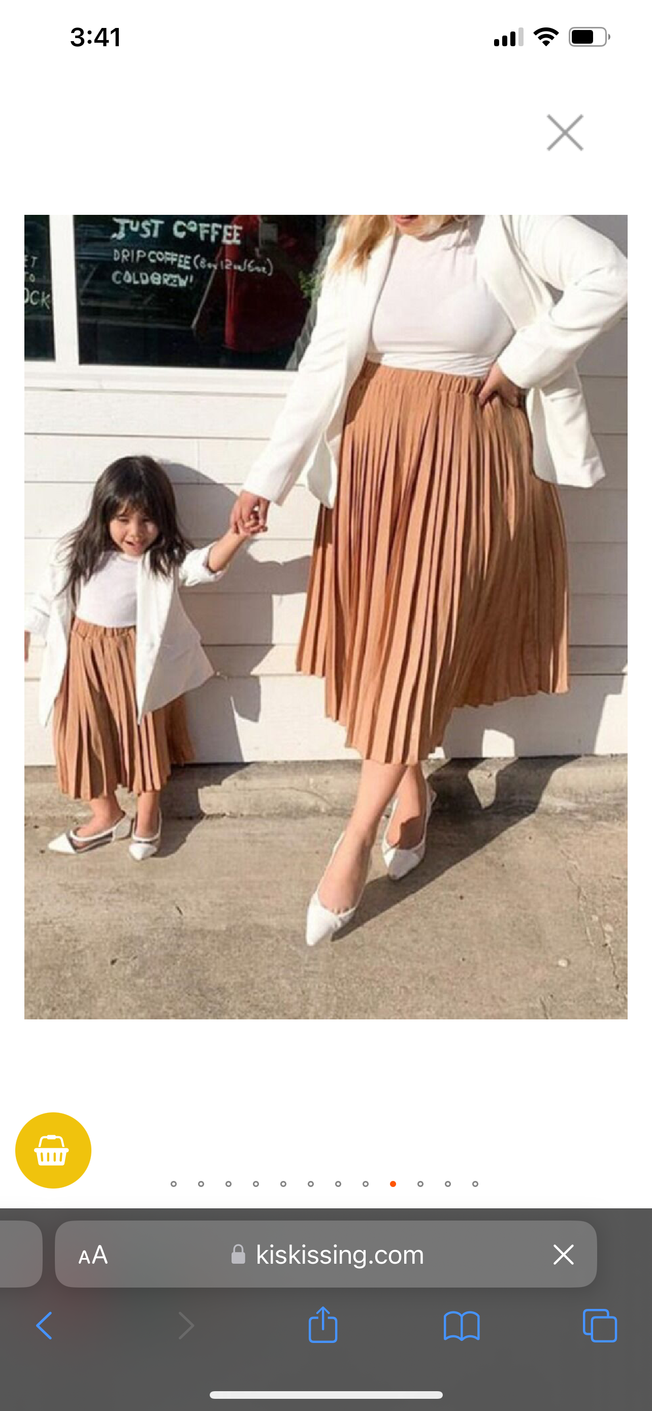 Mommy and Me Pleated Skirt (Girl)(Cutie)