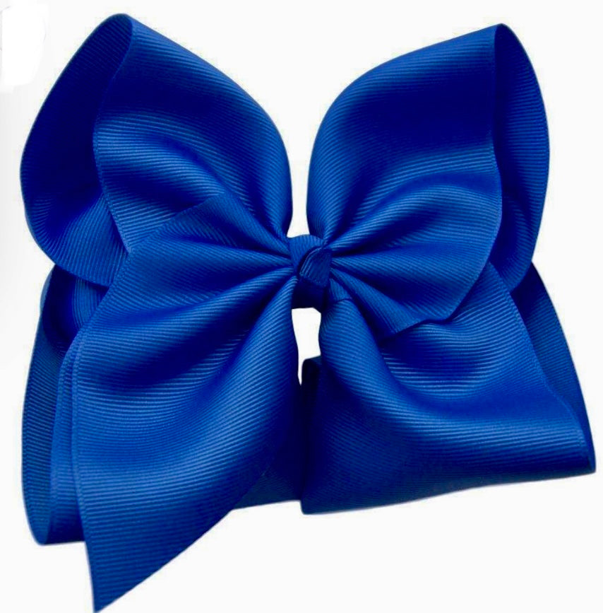 Solid Hair Bow 6in