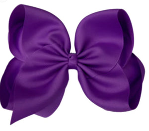 Solid Hair Bow 5in