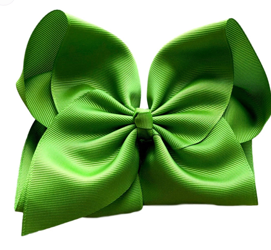 Solid Hair Bow 6in