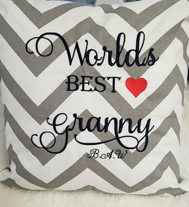 Personalized Embroidered Pillows