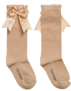 Bowed Knee Highs Khaki