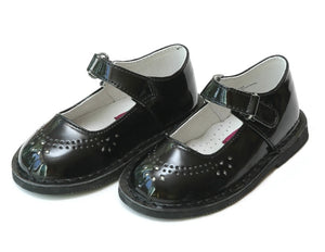 Allegra Perforated Classic Stitch Down Leather Mary Jane