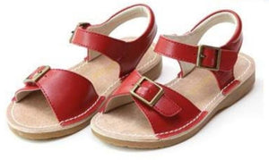 Olivia Leather Buckle Open Toe Sandal