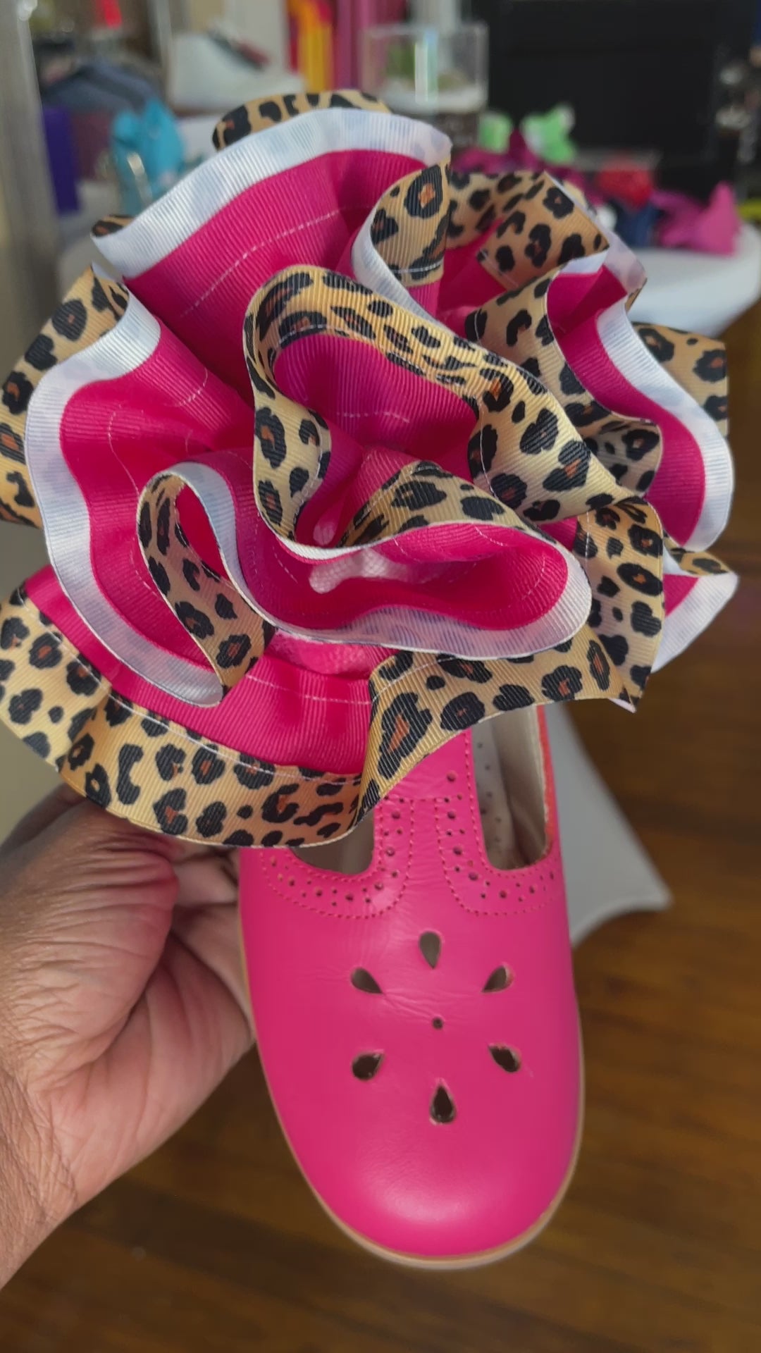Mix it Match it Mary Jane Hot Pink