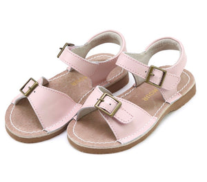 Olivia Leather Buckle Open Toe Sandal