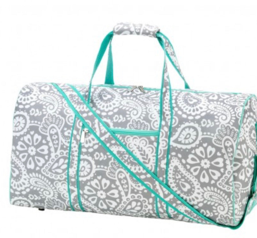 Personalized Parker Paisley Duffel Bag