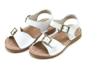 Olivia Leather Buckle Open Toe Sandal