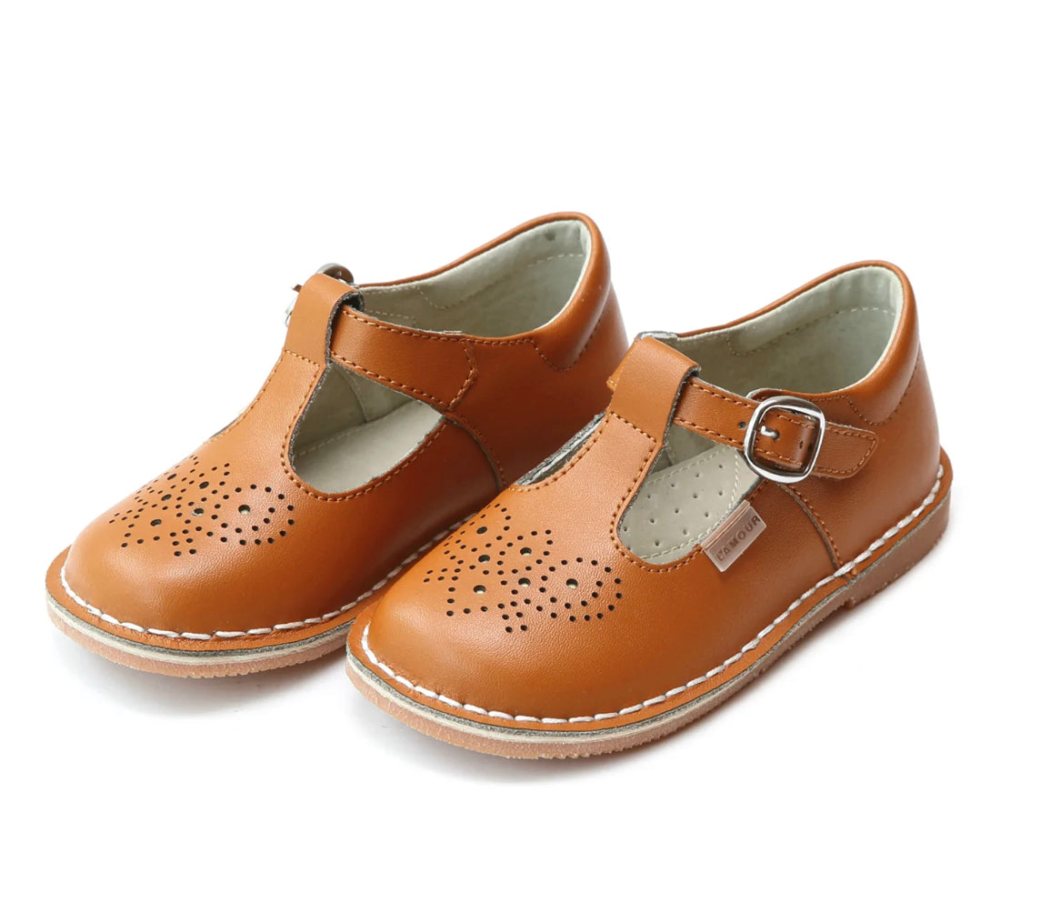 Terra T-Strap Leather Mary Jane