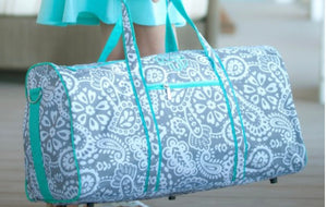 Personalized Parker Paisley Duffel Bag
