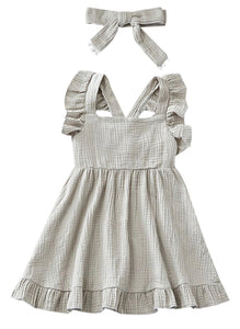 Grey Muslim Dress