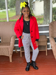 Girls Classic Peacoat