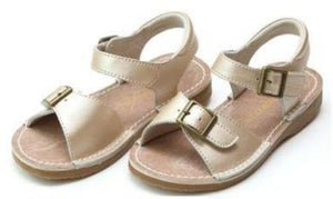 Olivia Leather Buckle Open Toe Sandal