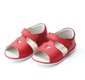 Betsy Open Heart Sandal Red (Baby)