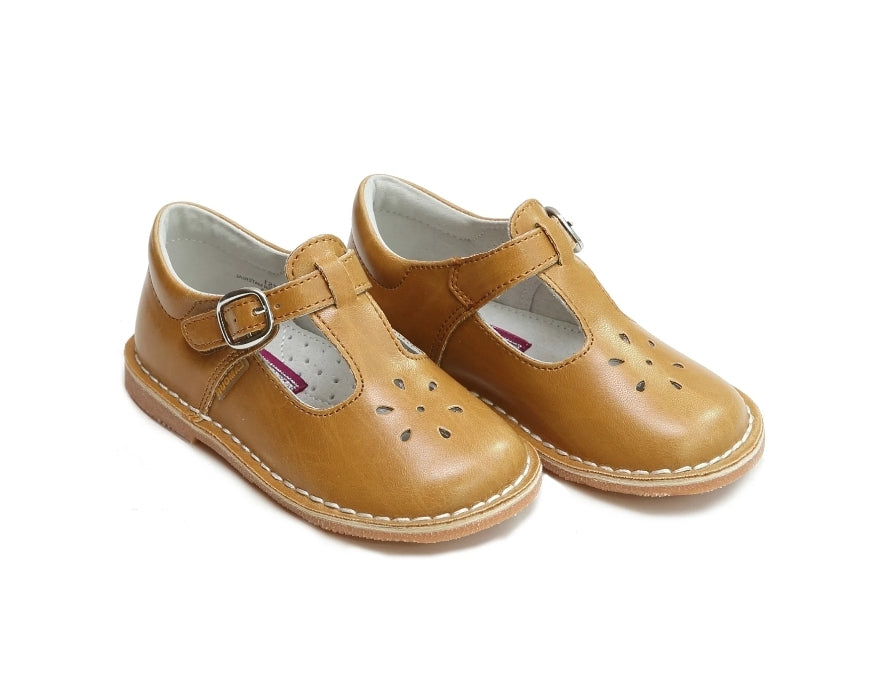 Joy T-Strap Mary Jane Spicy Mustard